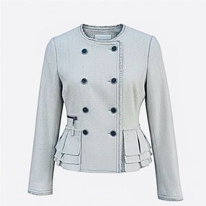 Banana Republic Elegant Beige Blazer Jacket 0P